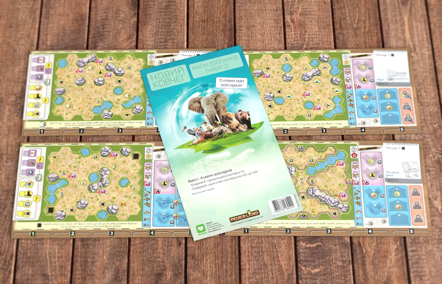 IGames Ark Nova Zoo Map Pack 2 Erweiterung