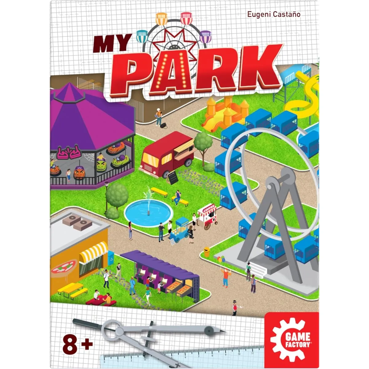 Game Factory My Park 646050 Kartenspiel Parkaufbau