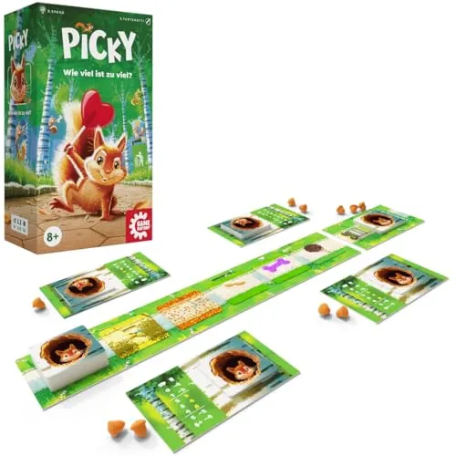 Game Factory Picky Fluffy Animals Merkspiel ab 8 Jahren Familie