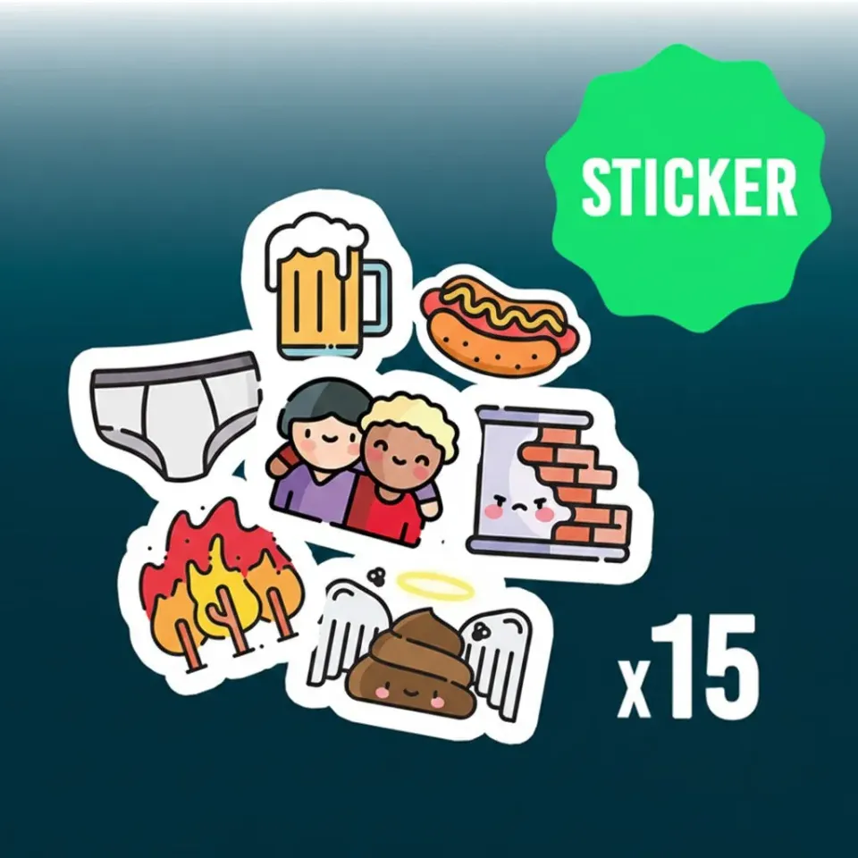 Mankind Madness Ultra Cute Sticker 15er Pack