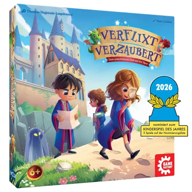 Game Factory Verflixt Verzaubert Deduktionsspiel 2-4 Spieler
