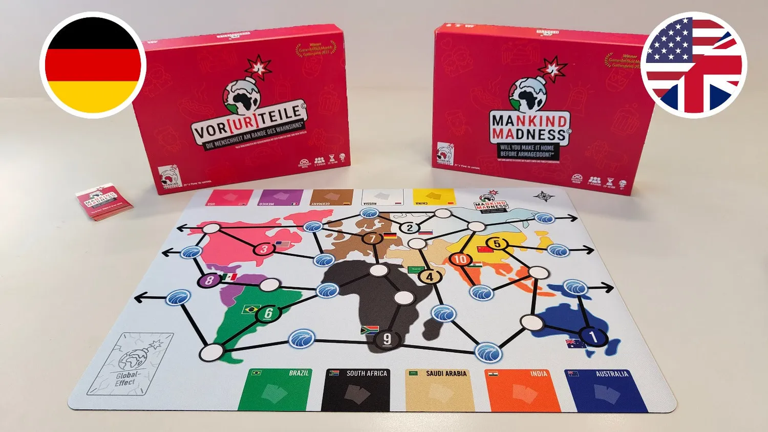 Mankind Madness Vorurteile Spielmatte Neopren 594 x 420 mm