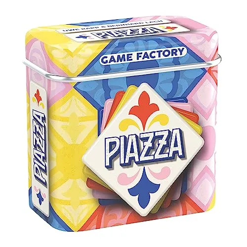 Game Factory Piazza Legespiel Metalldose ab 8 J.