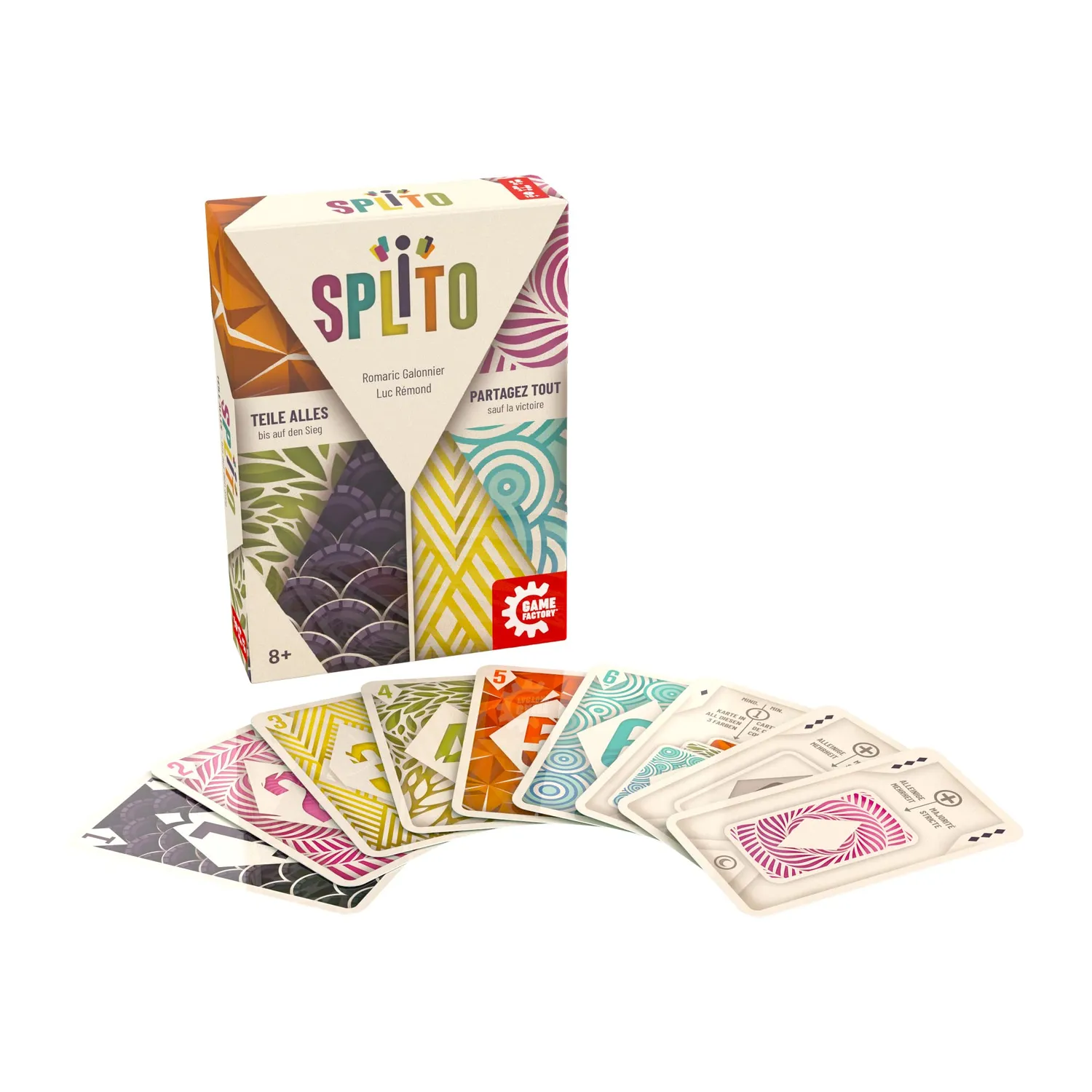 Game Factory Splito 646316 Kartenspiel 3-8 Spieler Draft