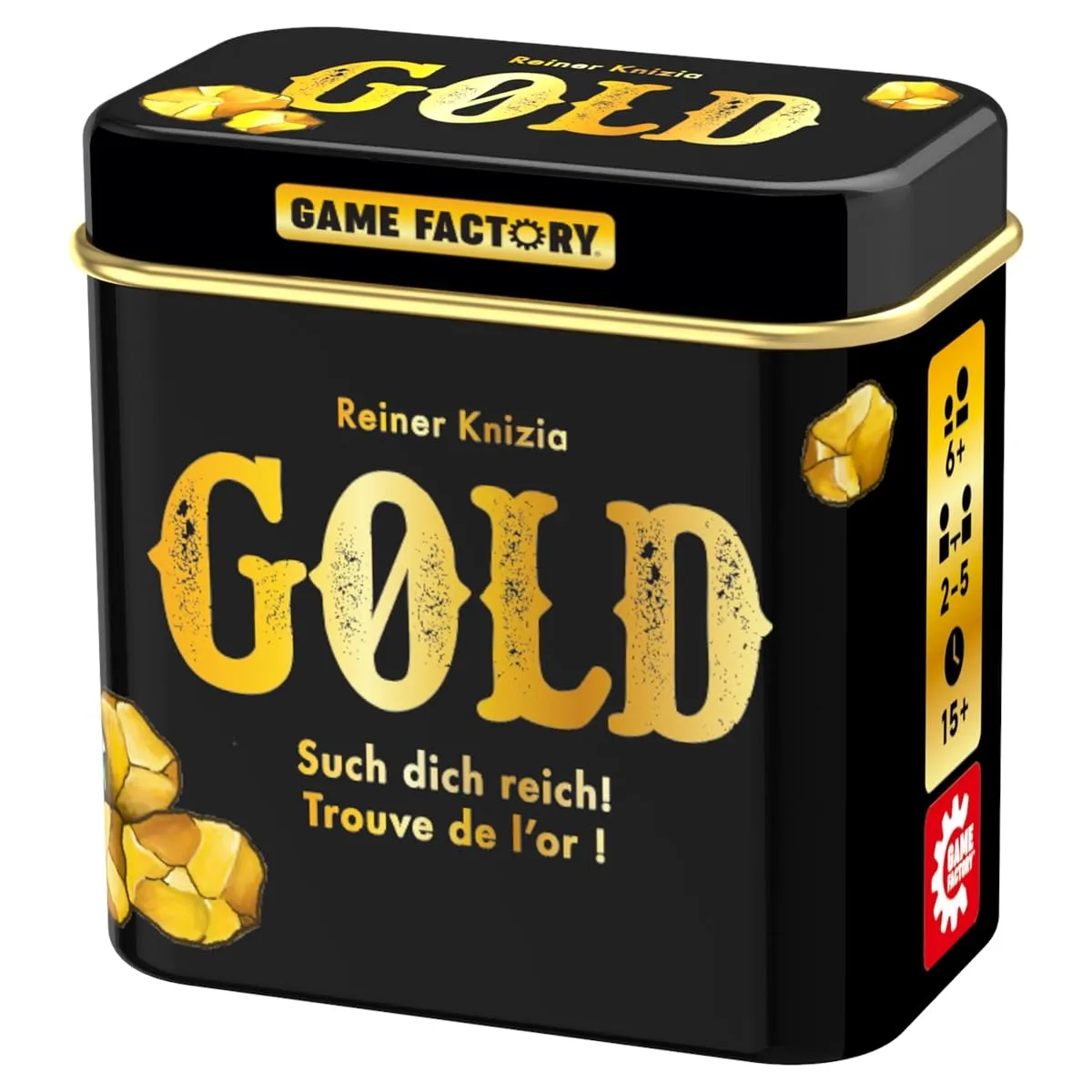 Game Factory Gold Kartenspiel runde Karten ab 6 Jahren