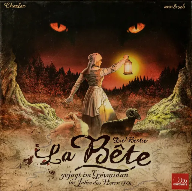Koalla La Bête Die Bestie Brettspiel asymmetrisch Ermittler