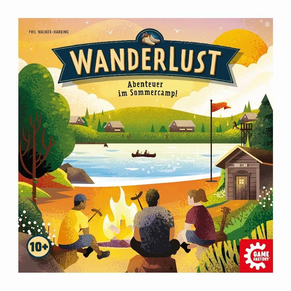 Game Factory Wanderlust Brettspiel Abenteuer im Sommercamp Deckbuilding