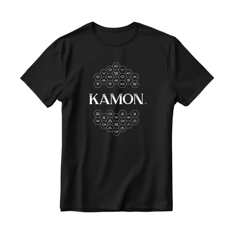 Cosmoludo Kamon T-Shirt weiß Baumwolle