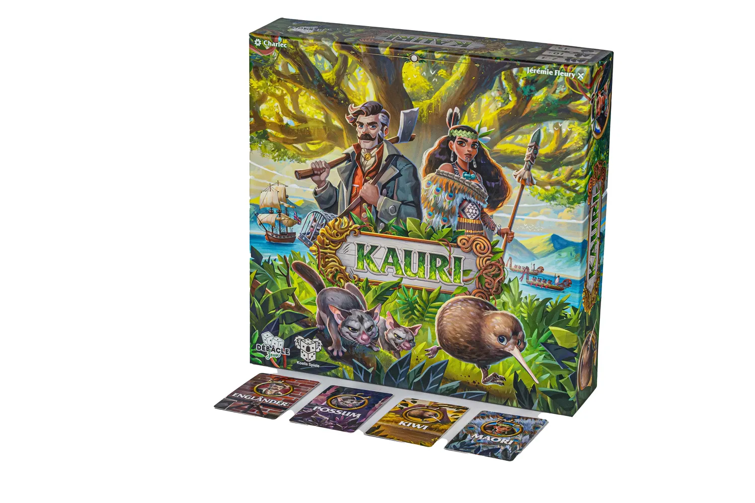 Koalla Kauri Brettspiel Grundspiel 2-4 Spieler asymmetrisch