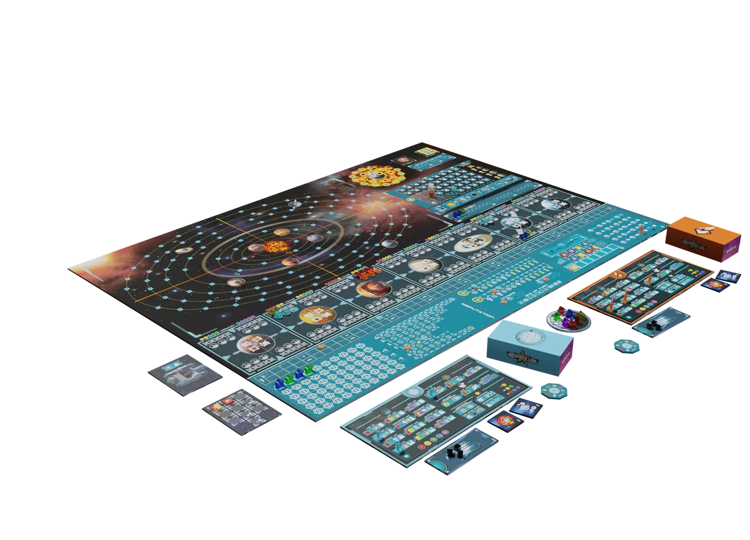 Pendragon Starship Interstellar Brettspiel Strategie