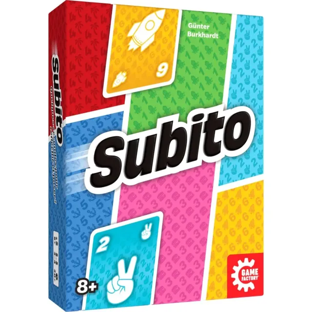 Game Factory Subito 646064 Kartenspiel 2-4 Spieler schnell