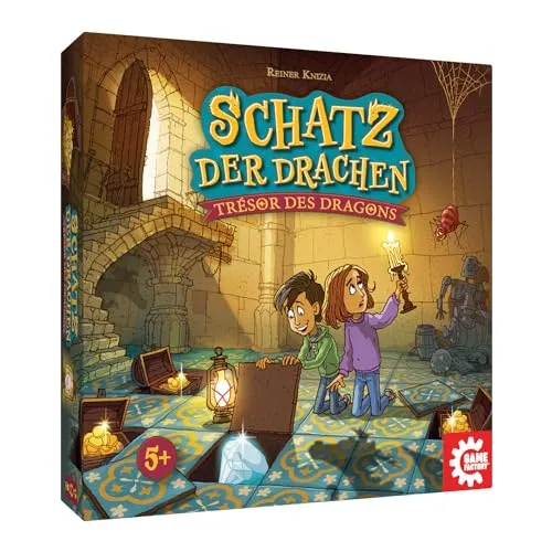 Game Factory Schatz der Drachen Memospiel 2-5 Spieler Risiko