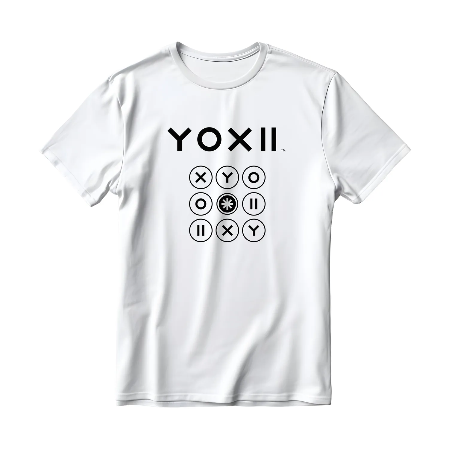 Cosmoludo Yoxii T-Shirt Schwarz Baumwolle Unisex Fan-Shirt