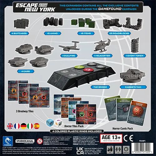 Pendragon Escape from New York Stretch Goal Pack Miniaturen Set
