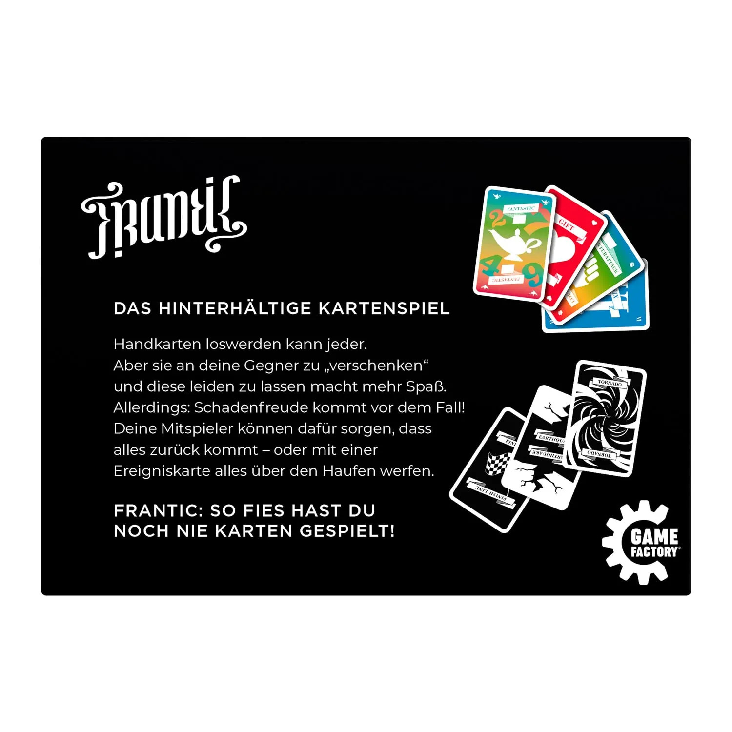 Game Factory Frantic 646224 Kartenspiel Deutsche Version fies
