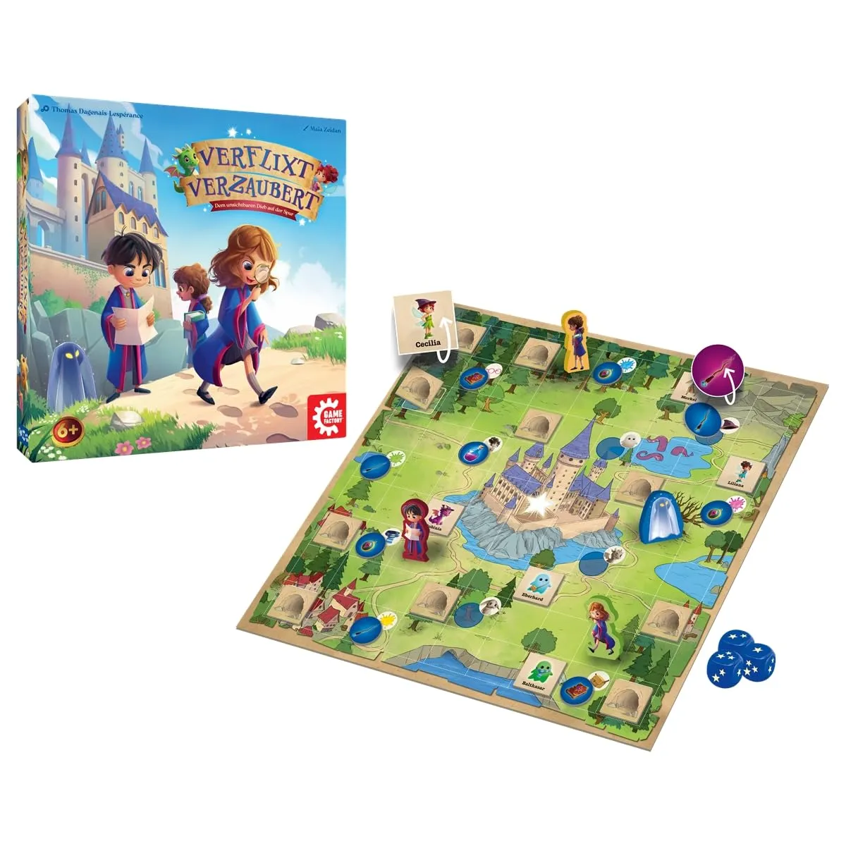 Game Factory Verflixt Verzaubert Deduktionsspiel 2-4 Spieler