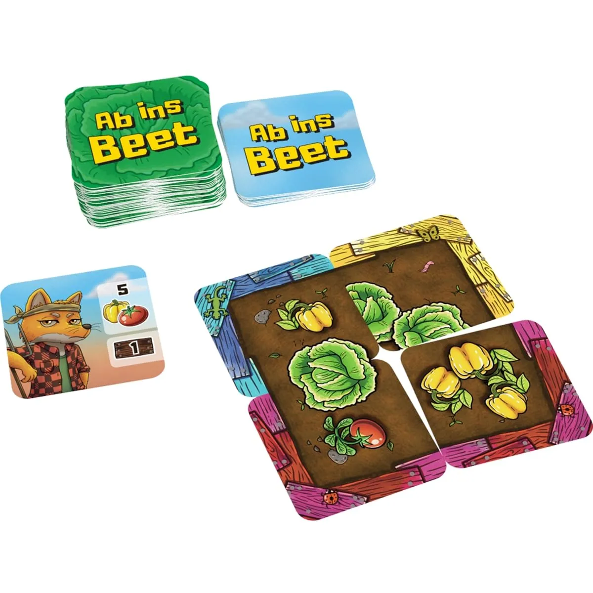 Game Factory Ab ins Beet 646060 Legespiel Mini-Dose taktisch