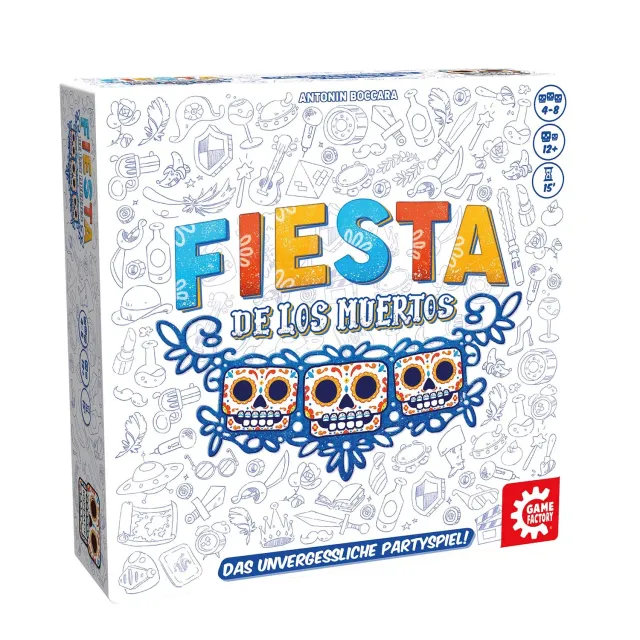 Game Factory Fiesta de los Muertos Partyspiel 4-8