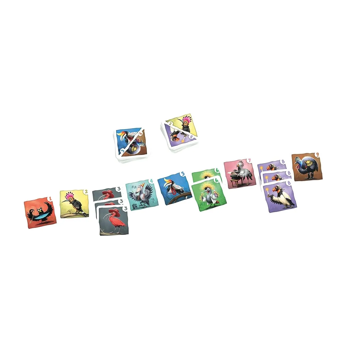 Game Factory Schräge Vögel 646091 Kartenspiel Minidose