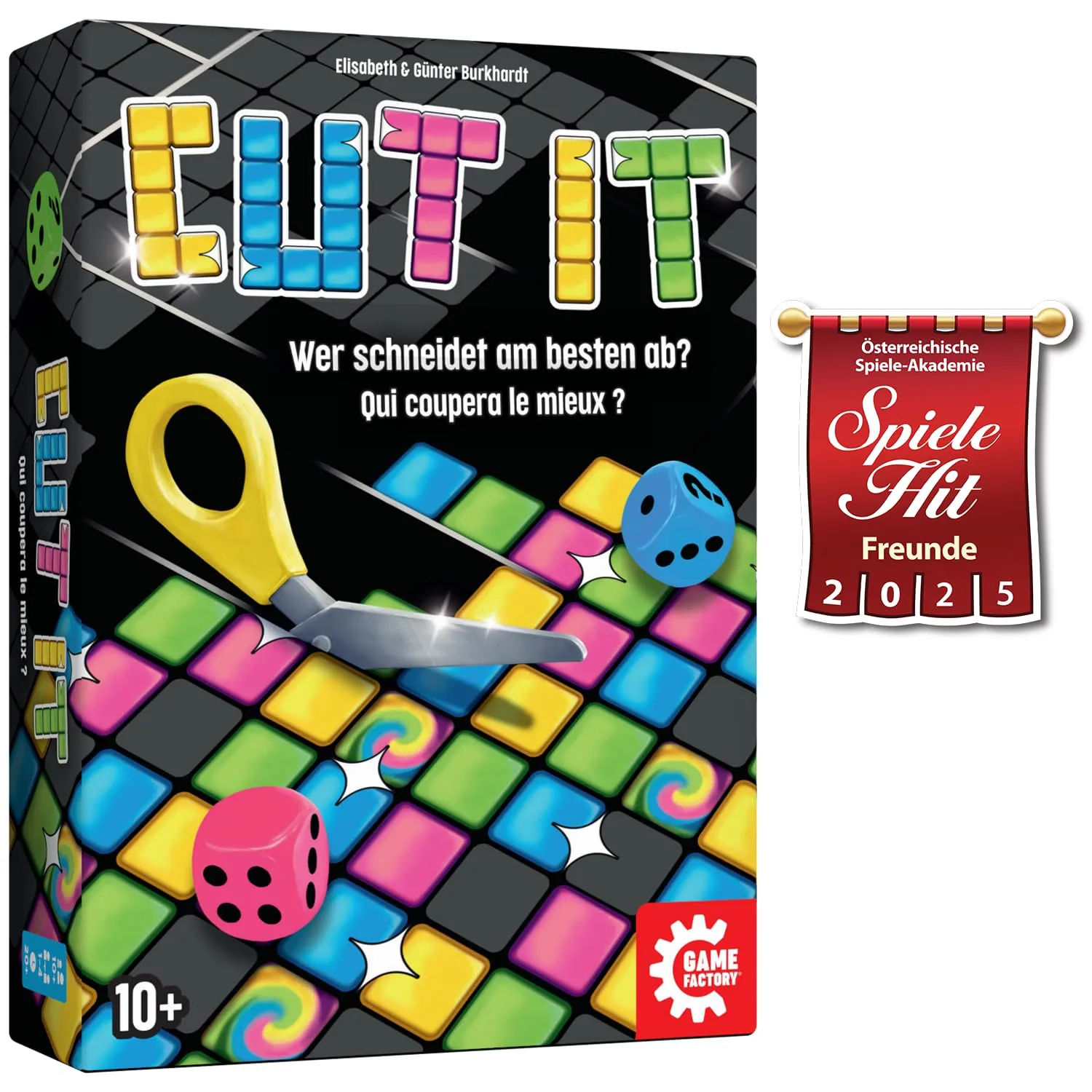Game Factory Cut it 646063 Würfelspiel mit Schere