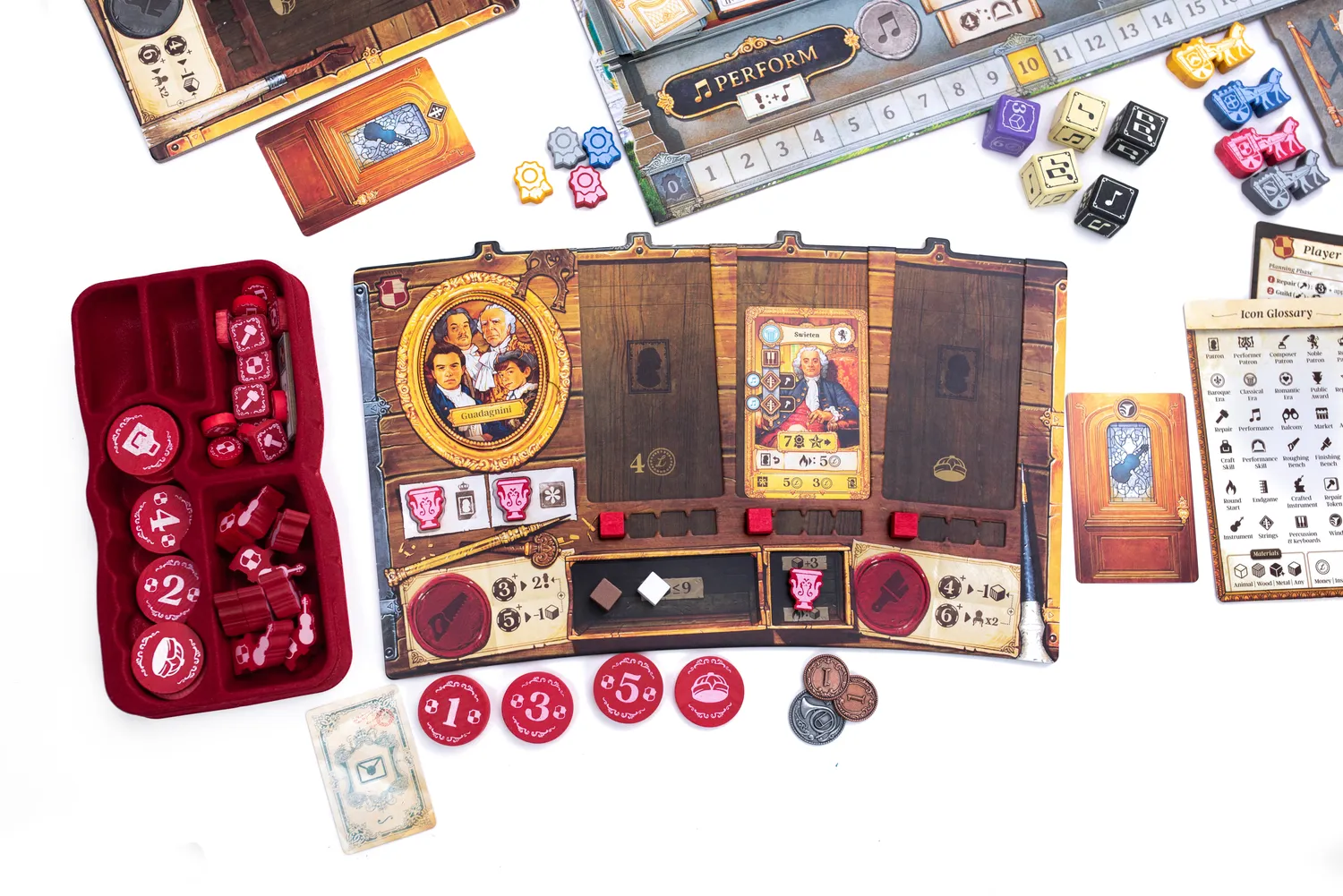 Paverson Luthier Deluxe Edition Brettspiel 1-4 Spieler Strategie