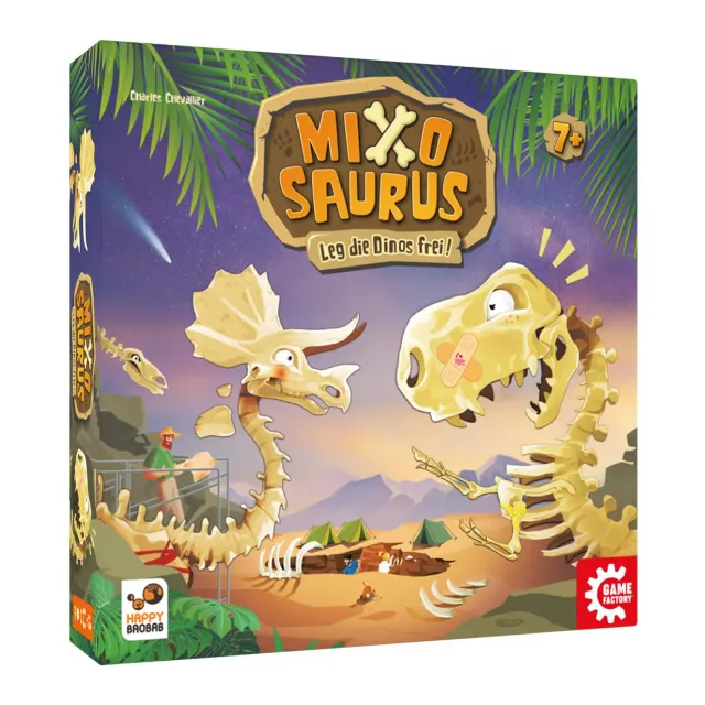 Game Factory Mixosaurus Geschicklichkeitsspiel 2-4 Spieler Dino