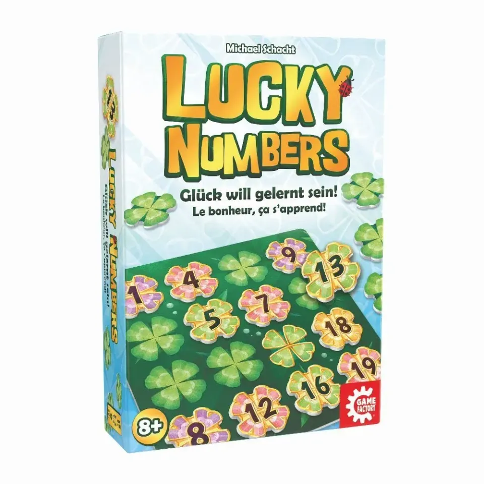 Game Factory Lucky Numbers Legespiel für 1-4 Spieler