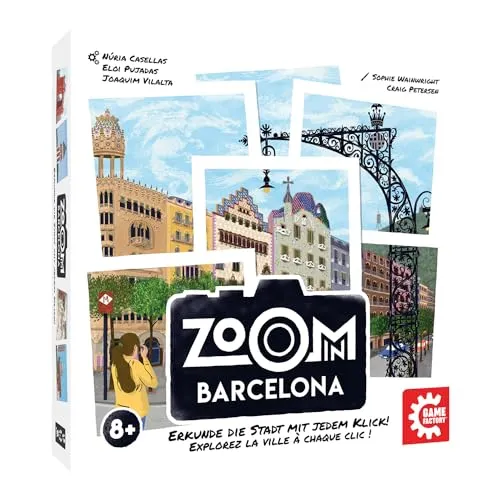 Game Factory Zoom in Barcelona Familienspiel 2-6 Spieler