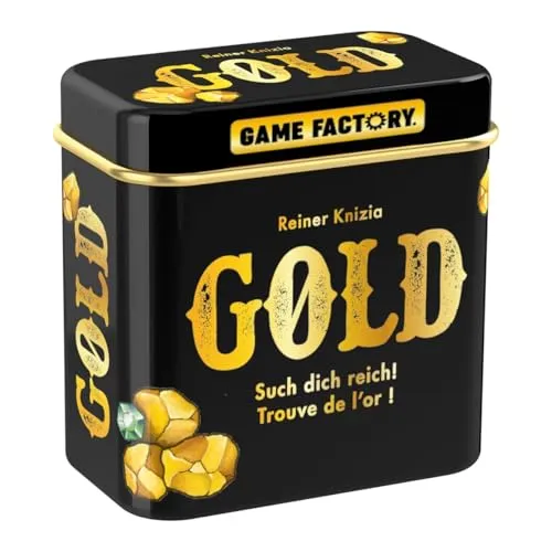 Game Factory Gold Kartenspiel runde Karten ab 6 Jahren